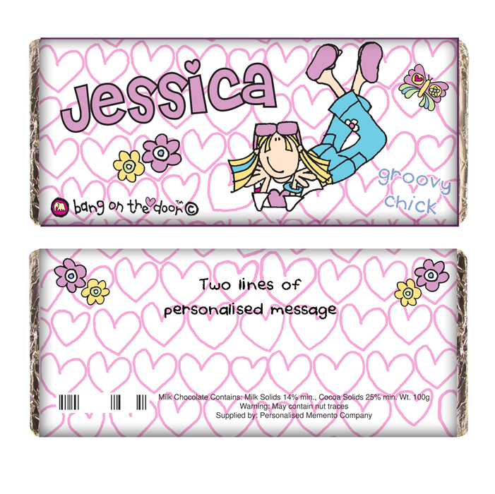 Bang on the Door Groovy Chic Chocolate Bar